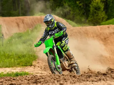 Rider on the track