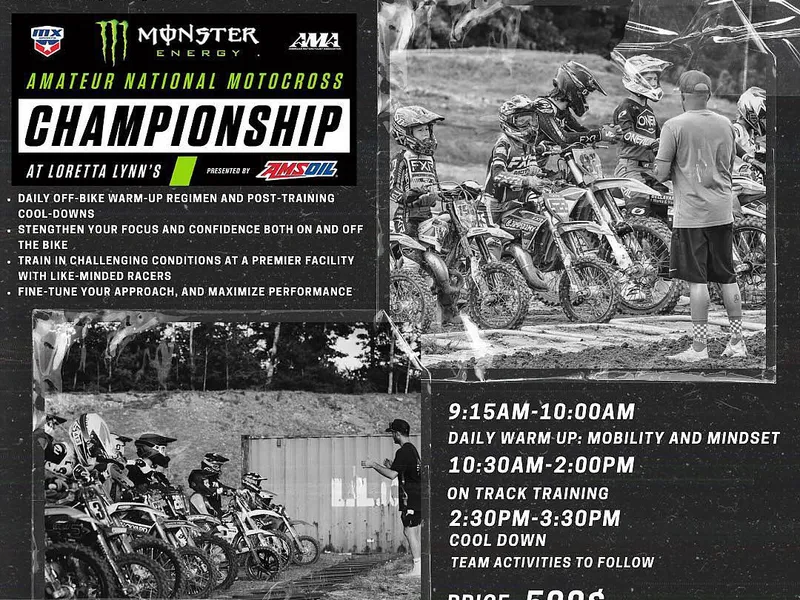 Motocross rider on track at The Compound